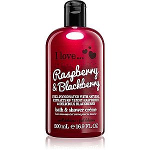 I love... Raspberry & Blackberry sprchový a koupelový krém 500 ml obraz