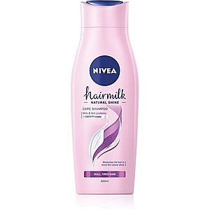 Nivea Hairmilk Natural Shine pečující šampon 400 ml obraz