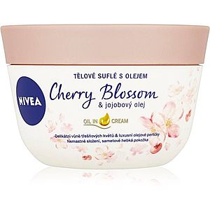 Nivea Cherry Blossom & Jojoba Oil tělové suflé 200 ml obraz