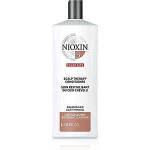 Nioxin System 3 Color Safe hydratační a vyživující kondicionér pro snadné rozčesání vlasů 1000 ml obraz