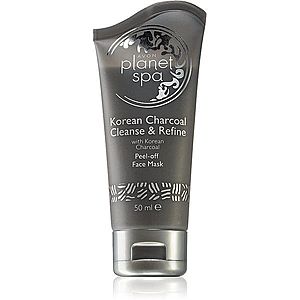 Avon Planet Spa Korean Charcoal Cleanse & Refine slupovací pleťová maska s aktivním uhlím 50 ml obraz