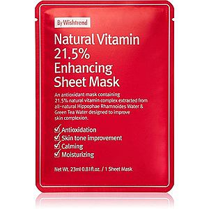 By Wishtrend Natural Vitamin posilující plátýnková maska 23 ml obraz