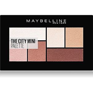 Maybelline The City Mini Palette paletka očních stínů odstín 480 Matte About Town 6 g obraz