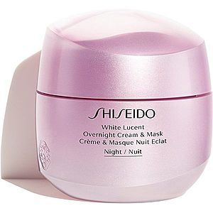 Shiseido White Lucent Overnight Cream & Mask noční hydratační krém a maska proti pigmentovým skvrnám 75 ml obraz