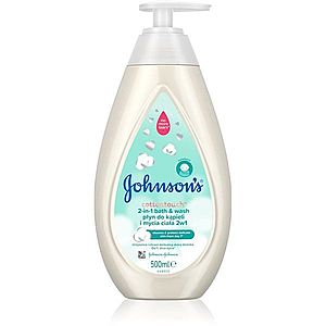 Johnson's® Cottontouch bublinková koupel a mycí gel 2 v 1 pro děti 500 ml obraz