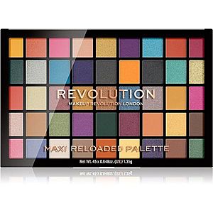 Makeup Revolution Maxi Reloaded Palette paletka pudrových očních stínů obraz