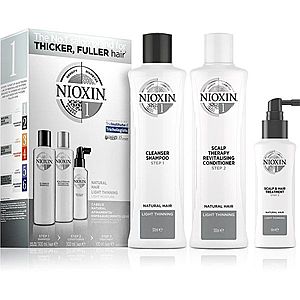 Nioxin System 1 Natural Hair Light Thinning dárková sada pro lámavé a namáhané vlasy obraz