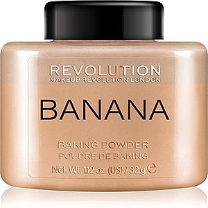 Makeup Revolution Baking Powder sypký pudr odstín Banana 32 g obraz