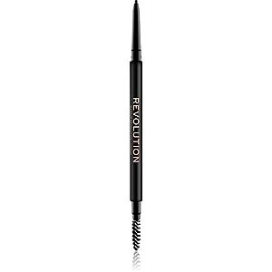 Makeup Revolution Precise Brow Pencil precizní tužka na obočí s kartáčkem odstín Medium Brown 0.05 g obraz