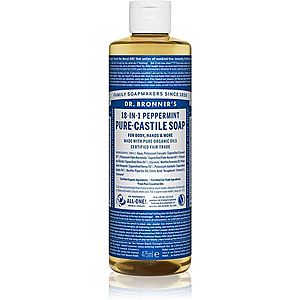 Dr. Bronner’s Peppermint tekuté univerzální mýdlo 475 ml obraz