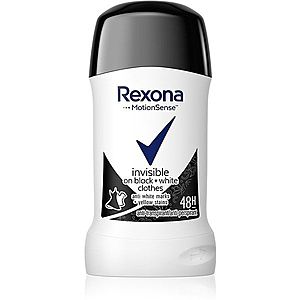 Rexona Invisible on Black + White Clothes Antiperspirant tuhý antiperspirant 48h 40 ml obraz