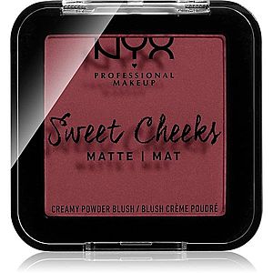 NYX Professional Makeup Sweet Cheeks Blush Matte tvářenka odstín BANG BANG 5 g obraz