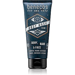 Benecos For Men Only 3 v 1 šampon, kondicionér a sprchový gel 200 ml obraz
