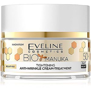Eveline Cosmetics Bio Manuka zpevňující a vyhlazující krém 50+ 50 ml obraz