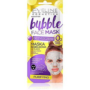 Eveline Cosmetics Bubble Mask plátýnková maska s čisticím efektem obraz