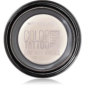 Maybelline Color Tattoo gelové oční stíny odstín Infinite White 4 g obraz