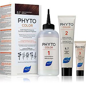 Phyto Color barva na vlasy bez amoniaku odstín 5.7 Light Chestnut Brown obraz