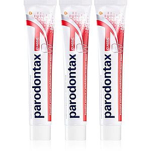 Parodontax Classic zubní pasta proti krvácení dásní bez fluoridu 3x75 ml obraz