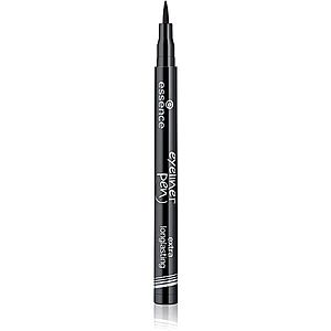 Essence Eyeliner Pen dlouhotrvající oční linky ve fixu odstín 01 1 ml obraz