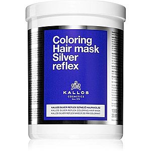 Kallos Silver Reflex maska na vlasy neutralizující žluté tóny 1000 ml obraz