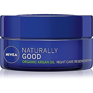 Nivea Naturally Good Organic Argan Oil regenerační noční krém 50 ml obraz