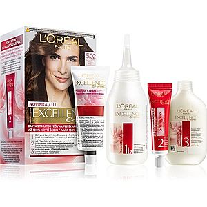 L’Oréal Paris Excellence Creme barva na vlasy odstín 5.02 Light Brown obraz