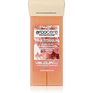 Arcocere Professional Wax Pink Titanium epilační vosk roll-on náhradní náplň 100 ml obraz