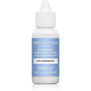 Revolution Skincare Blemish Zinc & Niacinamide noční péče proti akné 30 ml obraz