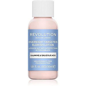 Revolution Skincare Blemish Calamine & Salicylic Acid lokální péče proti akné na noc 30 ml obraz