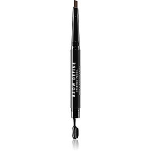 MUA Makeup Academy Brow Define tužka na obočí s kartáčkem odstín Dark Brown 0, 25 g obraz
