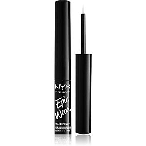 NYX Professional Makeup Epic Wear Liquid Liner tekuté linky na oči s matným finišem odstín 04 White 3.5 ml obraz