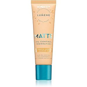 Lumene Matte Oil-Control matující make-up SPF 20 odstín 3 Fresh Apricot 30 ml obraz