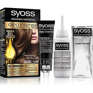 Syoss Oleo Intense permanentní barva na vlasy s olejem odstín 4-60 Gold Brown 1 ks obraz