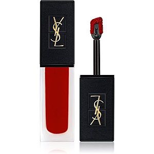 Yves Saint Laurent Tatouage Couture Velvet Cream vysoce pigmentovaná krémová rtěnka s matným efektem odstín 212 Rouge Rebel 6 ml obraz