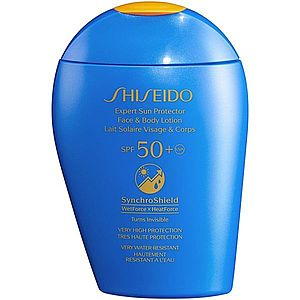 Shiseido Sun Care Expert Sun Protector Face & Body Lotion opalovací mléko na obličej a tělo SPF 50+ 150 ml obraz