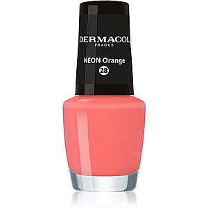 Dermacol Neon neonový lak na nehty odstín 28 Orange 5 ml obraz