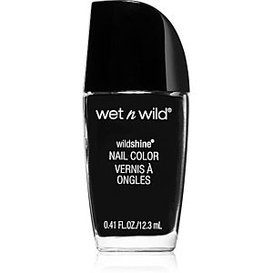 Wet n Wild Wild Shine vysoce krycí lak na nehty odstín Black Creme 12.3 ml obraz