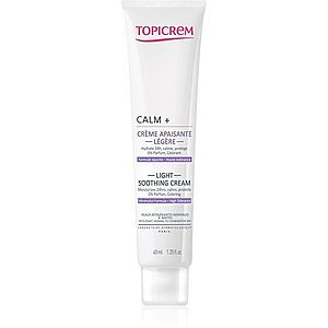 Topicrem UH FACE CALM+ Light Soothing Cream lehký zklidňující krém pro normální až smíšenou pleť 40 ml obraz
