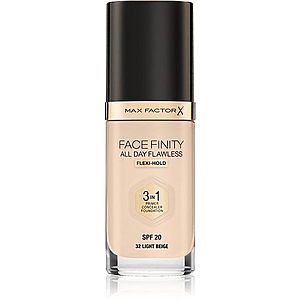 Max Factor Facefinity All Day Flawless dlouhotrvající make-up SPF 20 odstín 32 Light Beige 30 ml obraz