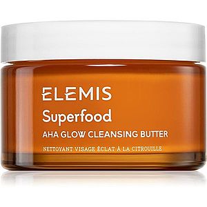 Elemis Superfood AHA Glow Cleansing Butter čisticí pleťová maska pro rozjasnění pleti 90 ml obraz