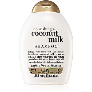 OGX Coconut Milk hydratační šampon s kokosovým olejem 385 ml obraz
