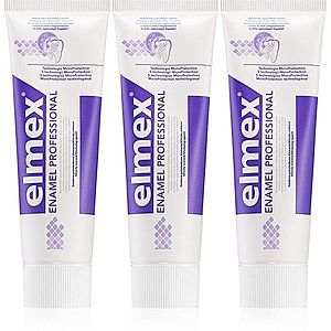 Elmex Opti-namel Seal & Strengthen zubní pasta chránící zubní sklovinu 3x75 ml obraz
