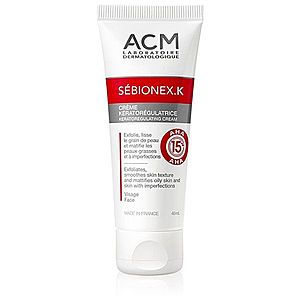 ACM Sébionex K ochranný matující krém pro mastnou pleť s nedokonalostmi s AHA kyselinami 40 ml obraz