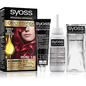 Syoss Oleo Intense permanentní barva na vlasy s olejem odstín 5-92 Bright Red 1 ks obraz