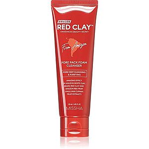 Missha Amazon Red Clay™ hloubkově čisticí pěna s jílem 120 ml obraz