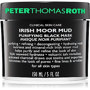 Peter Thomas Roth Irish Moor Mud Mask čisticí černá maska 150 ml obraz