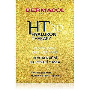 Dermacol Hyaluron Therapy 3D revitalizační slupovací pleťová maska s kyselinou hyaluronovou 15 ml obraz