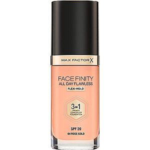 Max Factor Facefinity All Day Flawless dlouhotrvající make-up SPF 20 odstín 64 Rose Gold 30 ml obraz