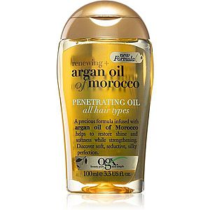 OGX Argan Oil Of Morocco vyživující olej pro lesk a hebkost vlasů 100 ml obraz