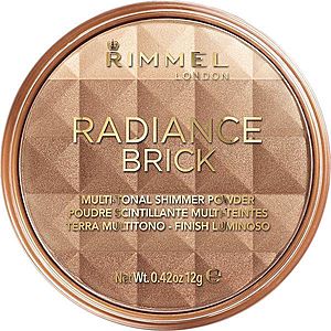Rimmel Radiance Brick bronzující rozjasňující pudr odstín 001 Light 12 g obraz